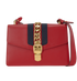 Small Sylvie, &pound;780, Handbags, Red, Leather, Front view